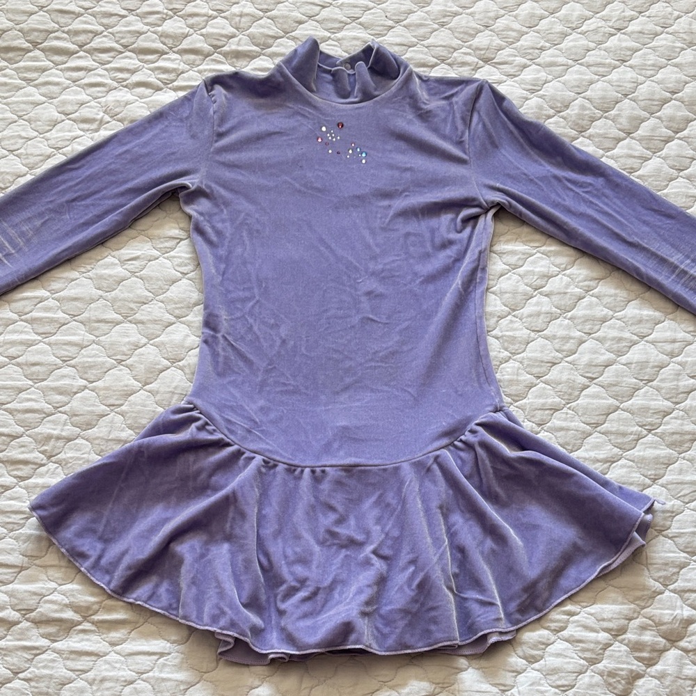 Mondor Velvet Figure Skating Dress
